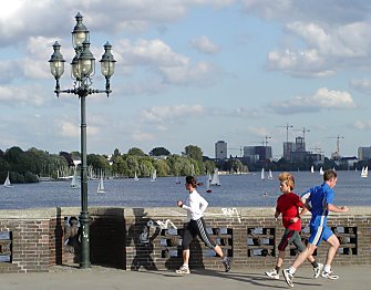 Hamburg Winterhude Krugkoppelbrcke