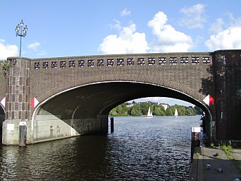 Hamburg Winterhude Krugkoppelbrcke