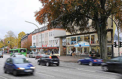 1391 Bilder Hauptverkehrsstrassen Hamburgs Bamfelder Chaussee Strassenverkehr