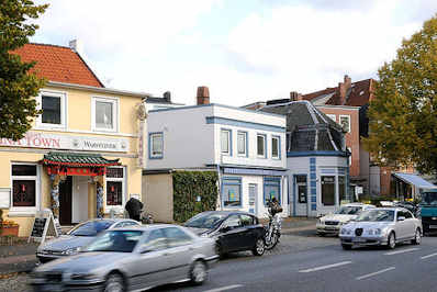 9873 Strassenverkehr und Geschfte Borsteler Chaussee