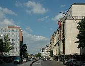 11_19004 Blick vom Gnsemarkt in die Dammtorstrasse Richtung Stephansplatz / Dammtor; re. ist das Gebude der Hamburgischen Staatsoper mit Fahnen geschmckt. In der Mitte der Strasse zwei Busspuren, die mit der Aufschrift "BUS" auf der Strasse gekennzeichnet sind. Diese Spuren gewhrleisten dem Hamburger ffentlichen Verkehrsmittel sich zgig durch den Hamburger Strassenverkehr zu bewegen.  www.bildarchiv-hamburg.de